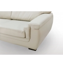 Hotdeal reno ２seatpu leather sofa Taupe Cream